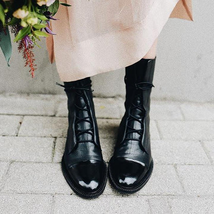 Harper - High Collar Boots