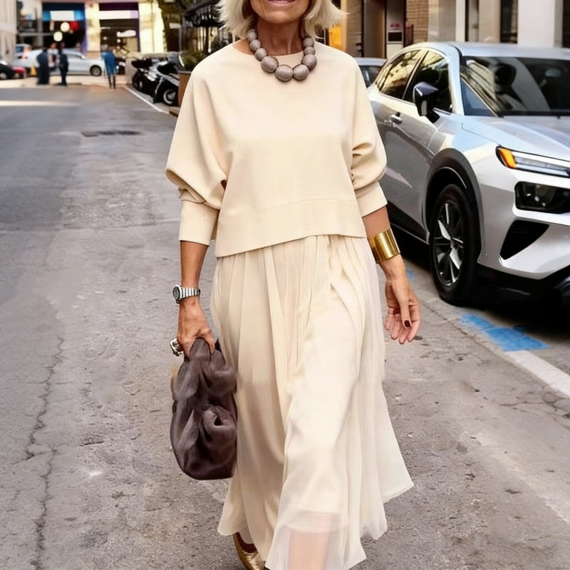 Hallie - Knit Top and Dress Set