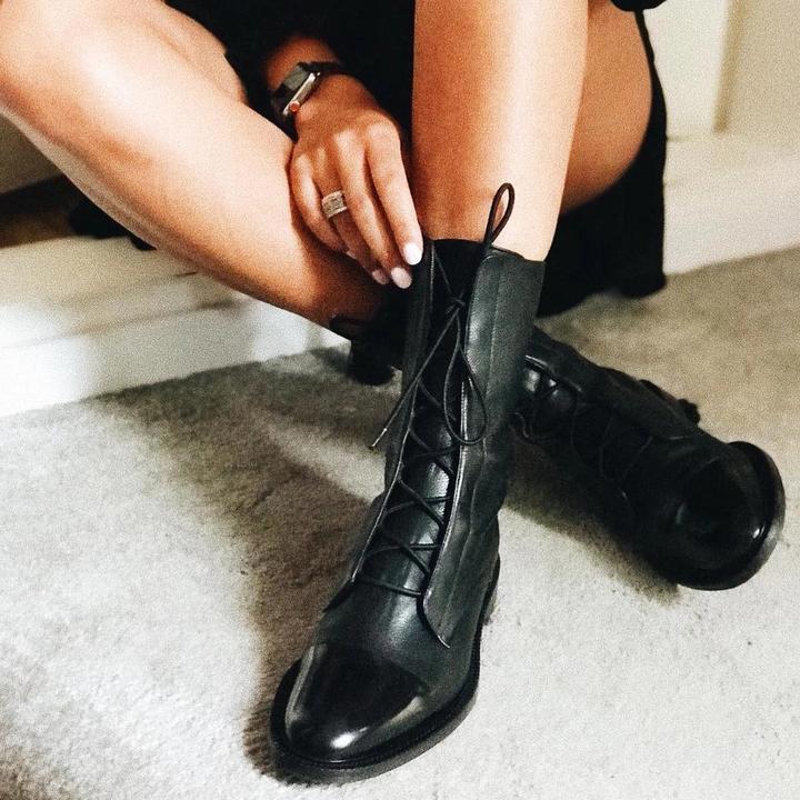Harper - High Collar Boots