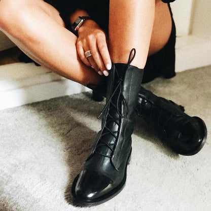 Harper - High Collar Boots