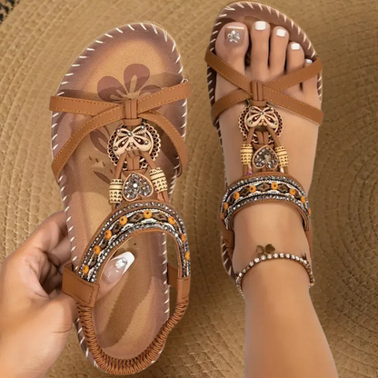 Henrietta - Cushioned Heel-Strap Sandals