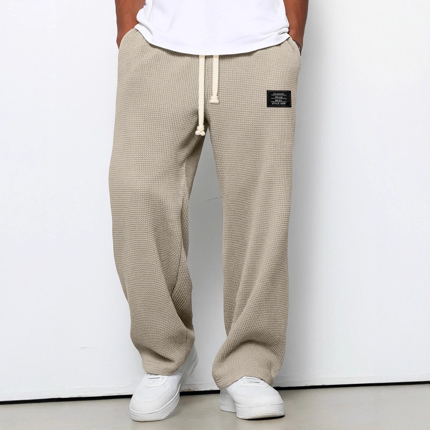 Marzio - Honeycomb Wide-Leg Trousers