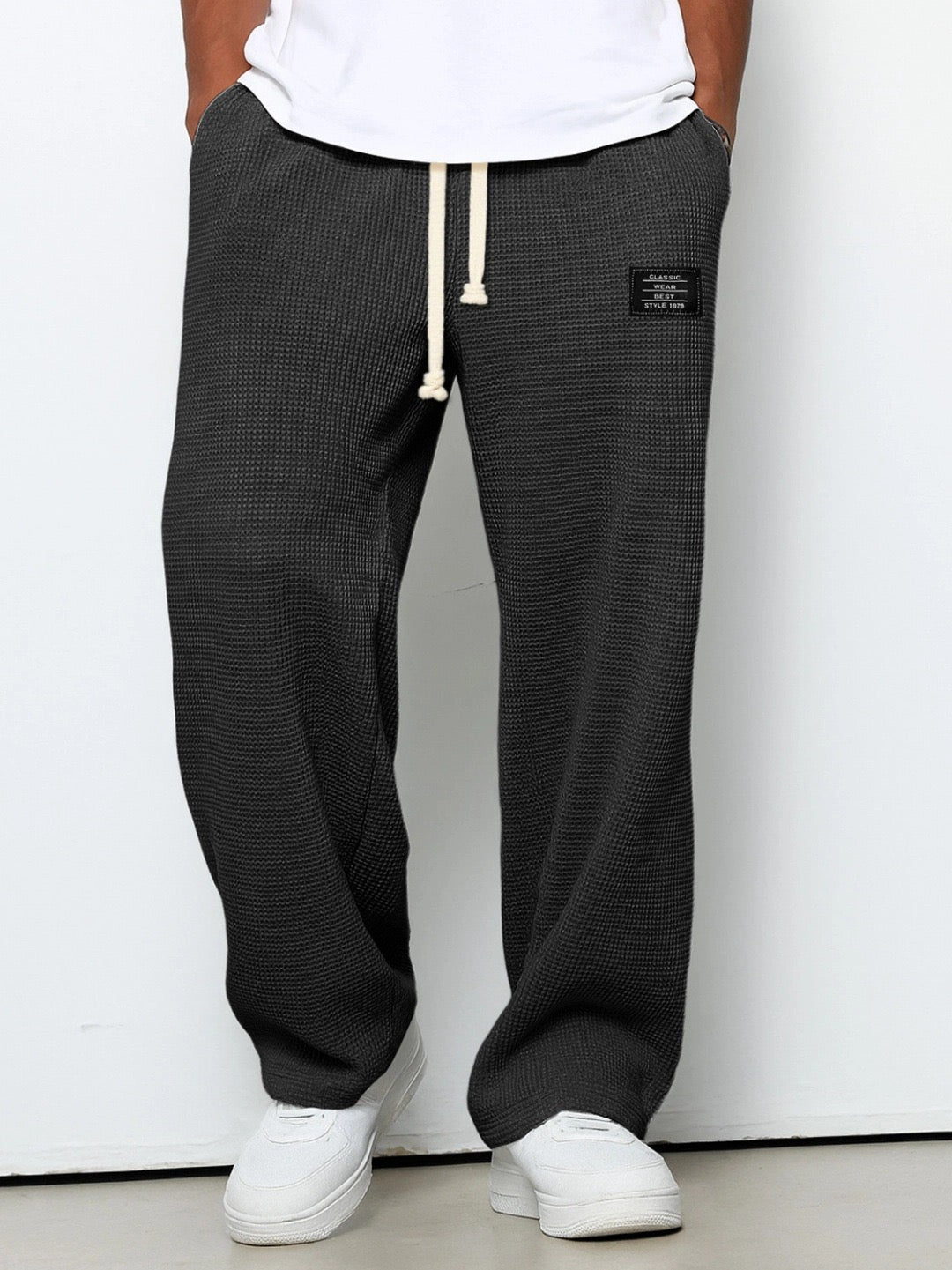 Marzio - Honeycomb Wide-Leg Trousers