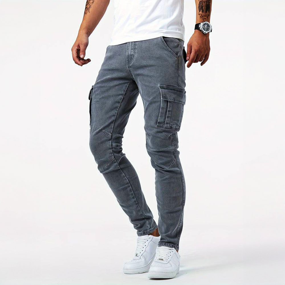 Jordan - Stretch Denim Cargo Jeans