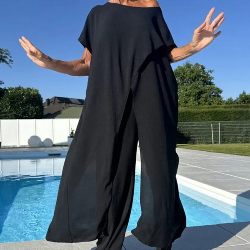 Kate - Sleeveless Top and Trousers Set
