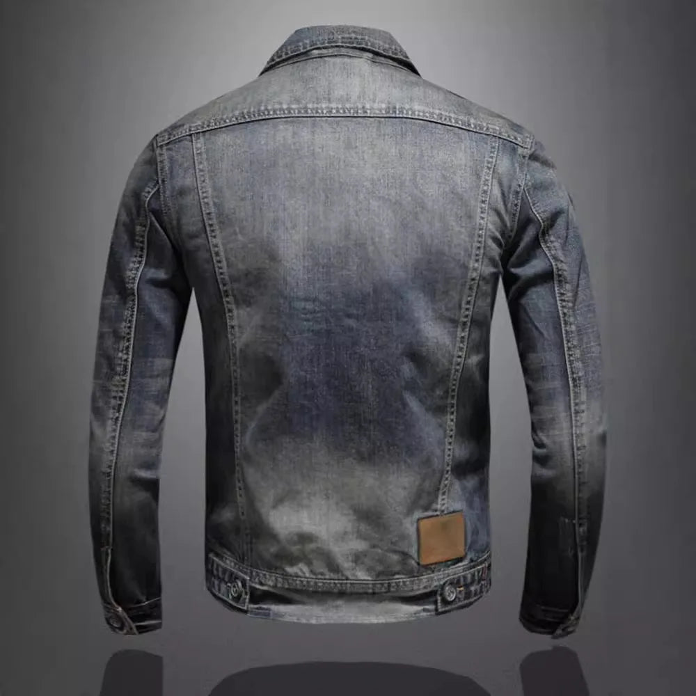 Keston - Zip-Through Denim Jacket