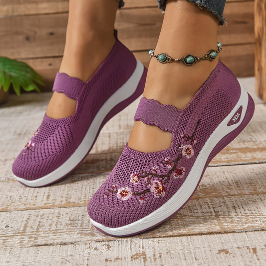 Kivora - Cushioned Snap-Closure Sneakers