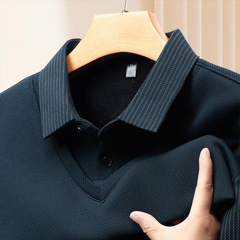 Wilburn - Cotton Striped-Collar Shirt Set