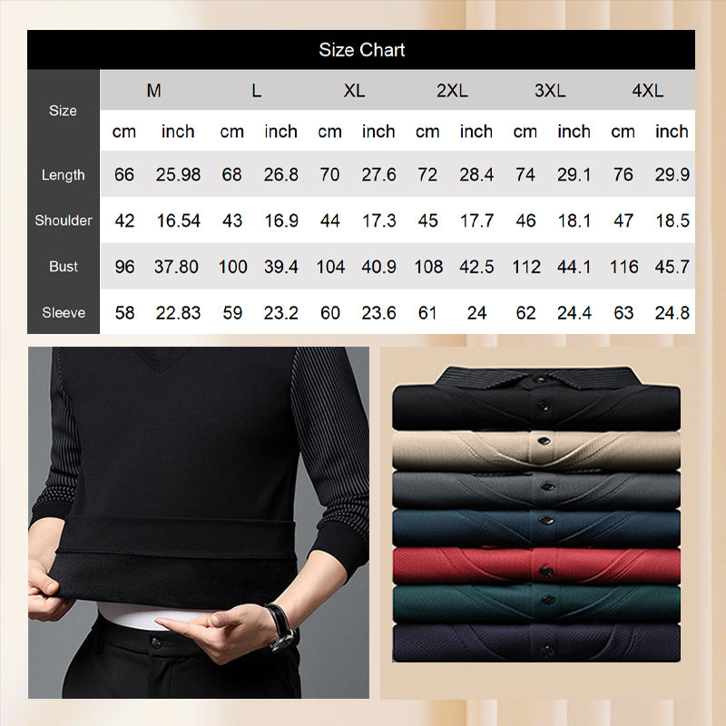 Wilburn - Cotton Striped-Collar Shirt Set