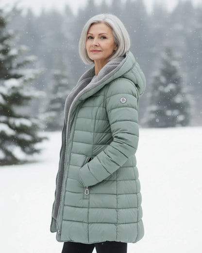 Kristina - Water-Repellent Quilted Parka