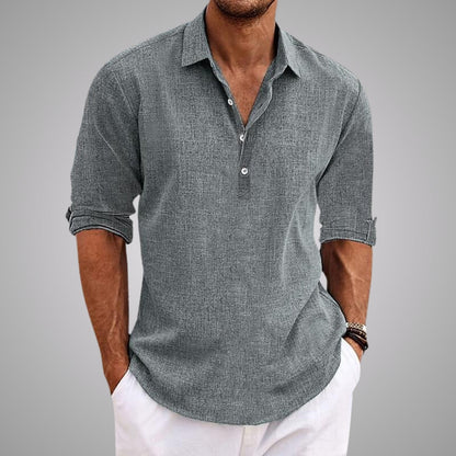 Lance - Lightweight Button-Front Shirt