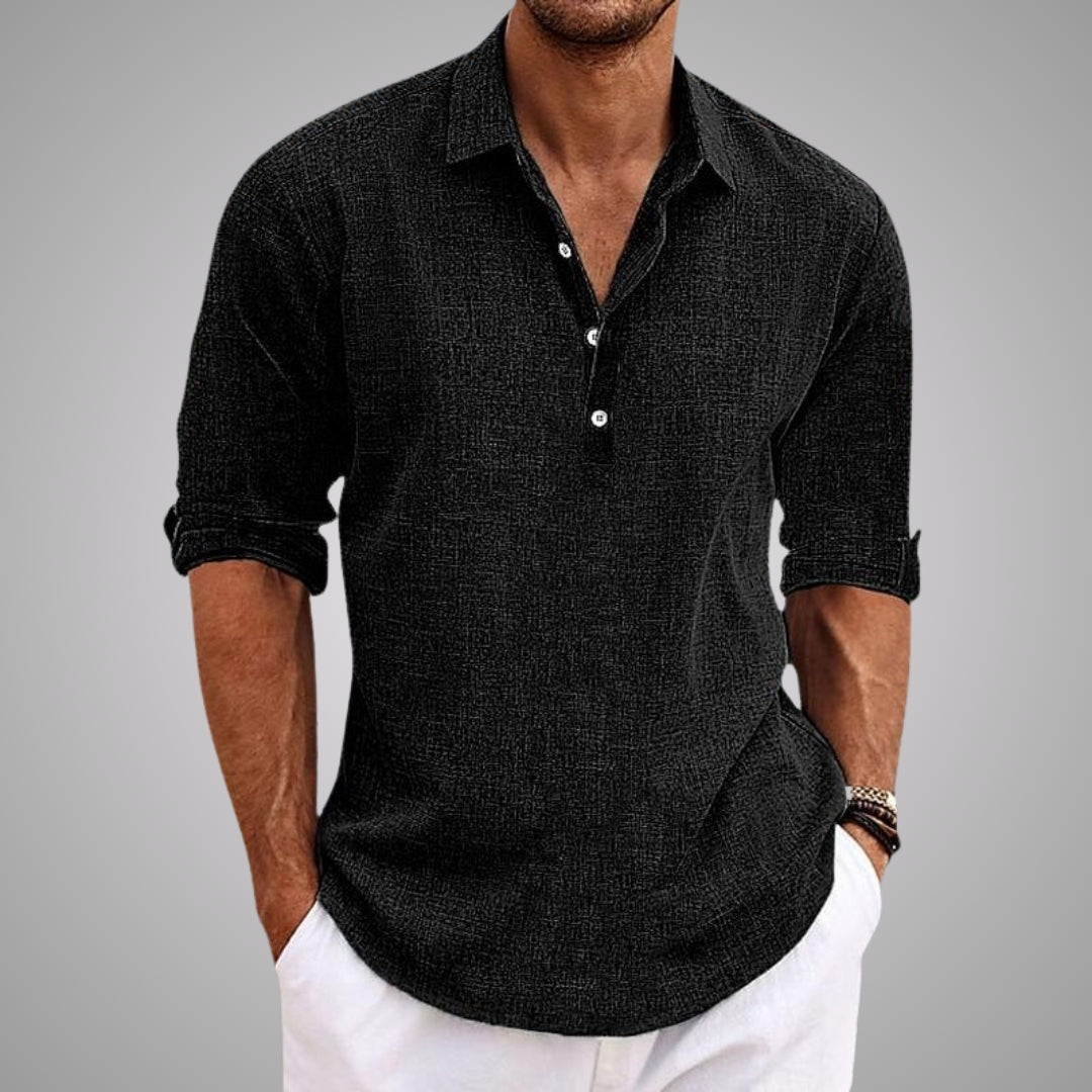 Lance - Lightweight Button-Front Shirt