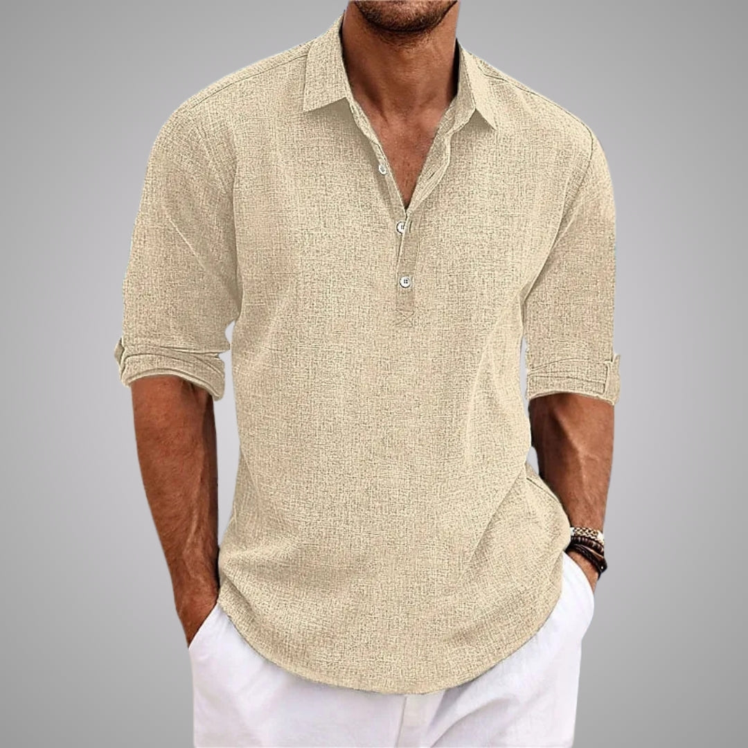 Lance - Lightweight Button-Front Shirt