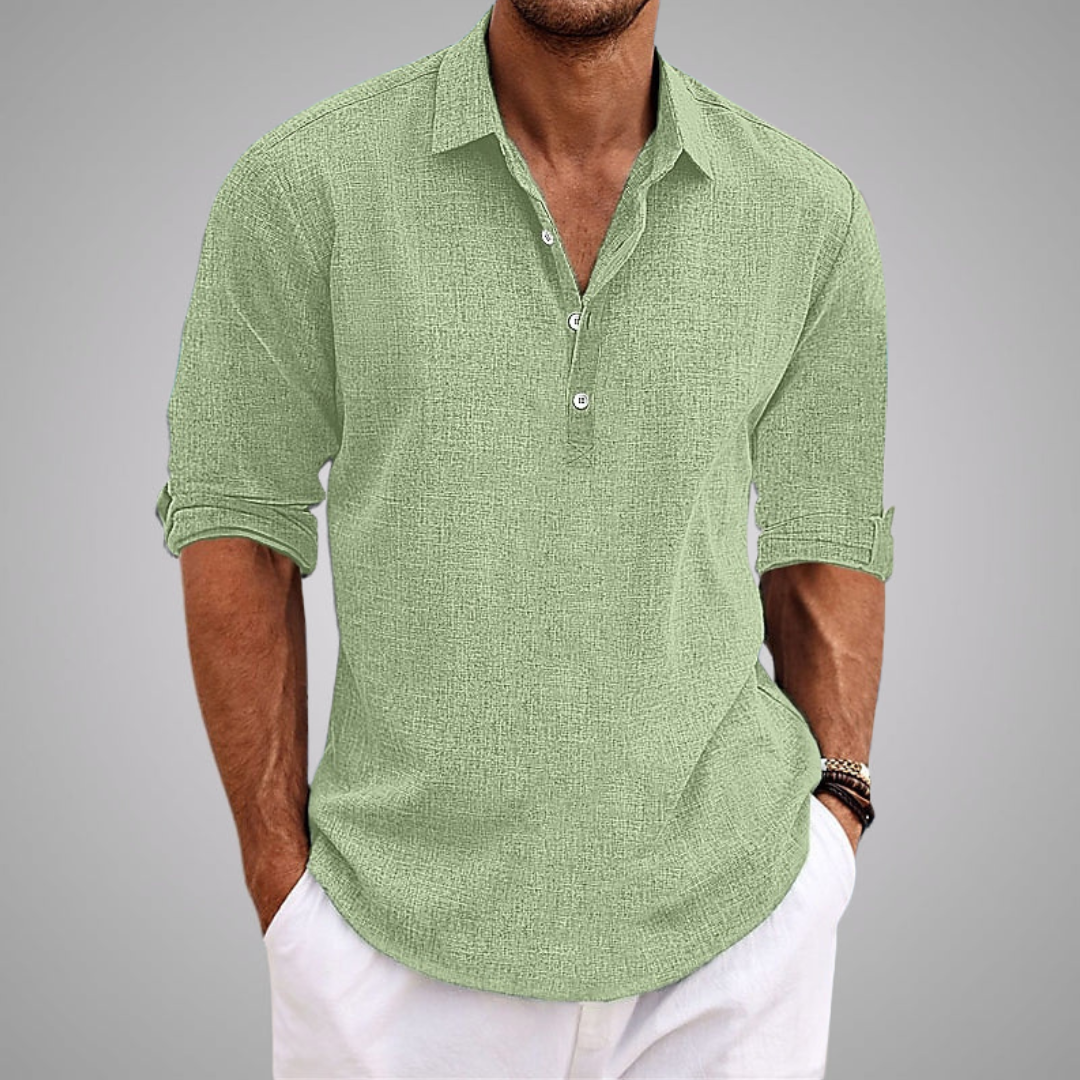 Lance - Lightweight Button-Front Shirt