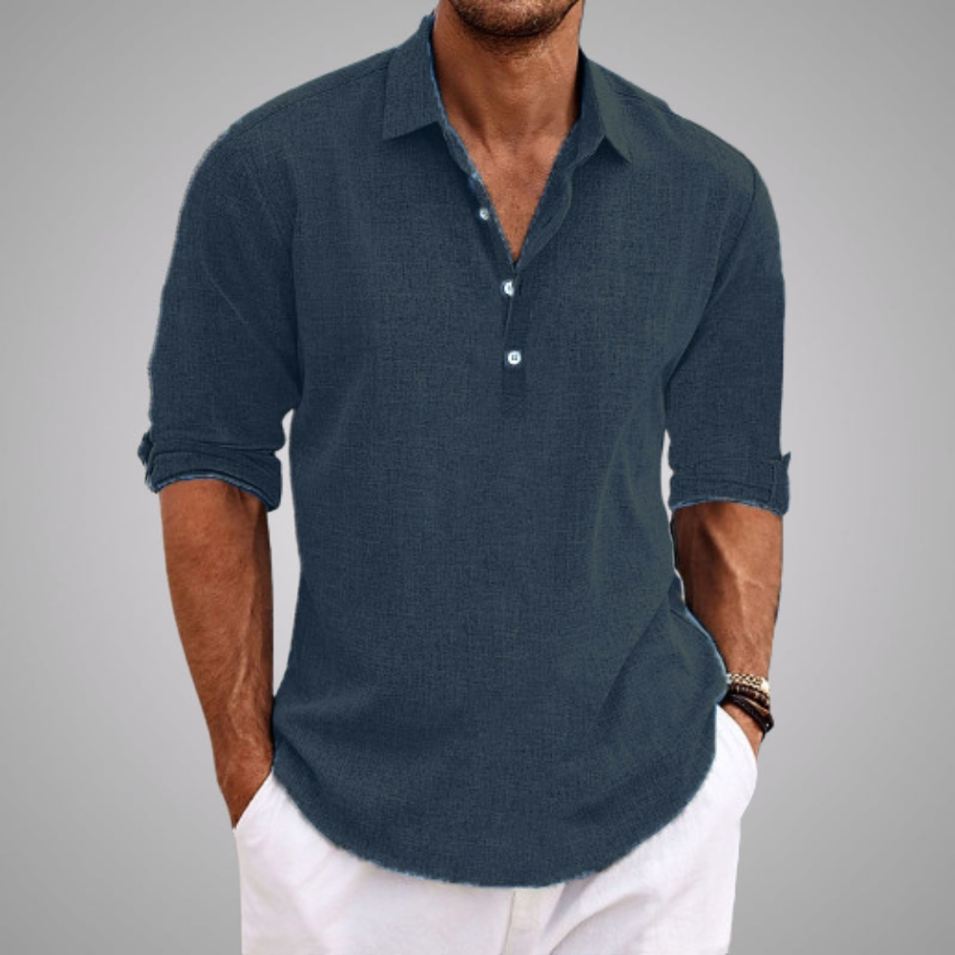 Lance - Lightweight Button-Front Shirt
