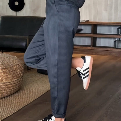 Leta - High-Rise Straight Trousers