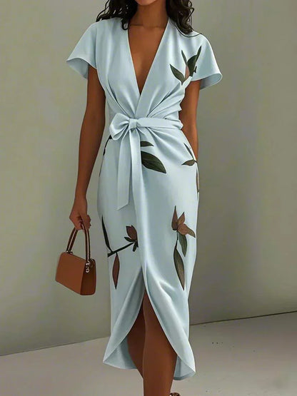 Lillie - Evening Wrap Dress