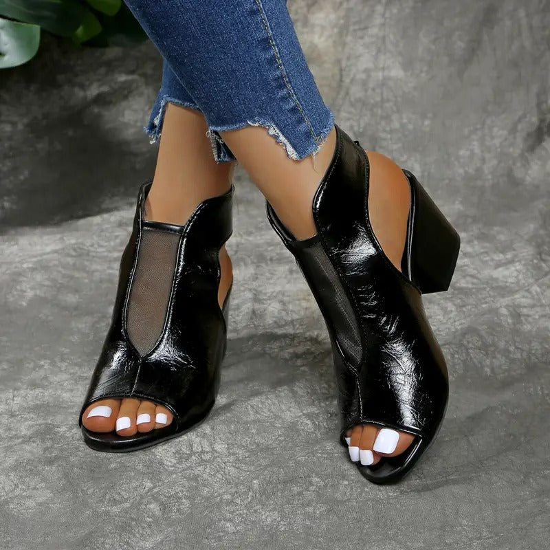 Livia - Roman Slip-On Heels