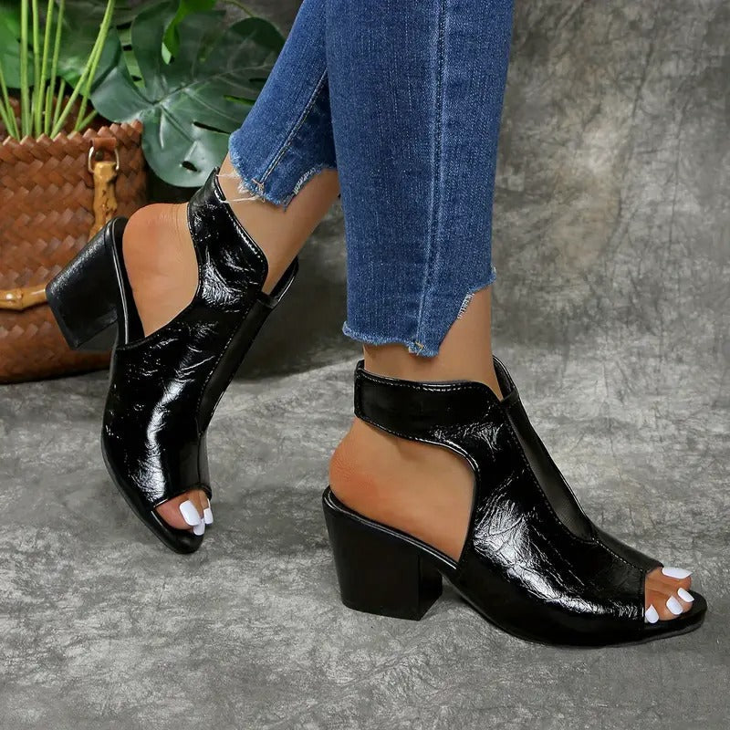 Livia - Roman Slip-On Heels