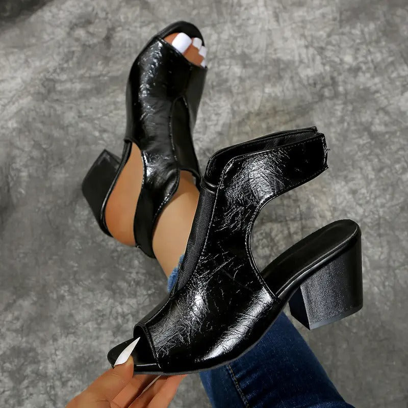 Livia - Roman Slip-On Heels