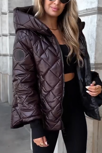 Liz - Cotton-Blend Hooded Jacket