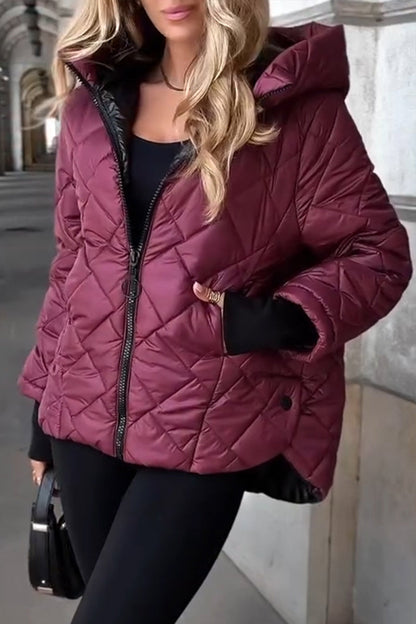 Liz - Cotton-Blend Hooded Jacket