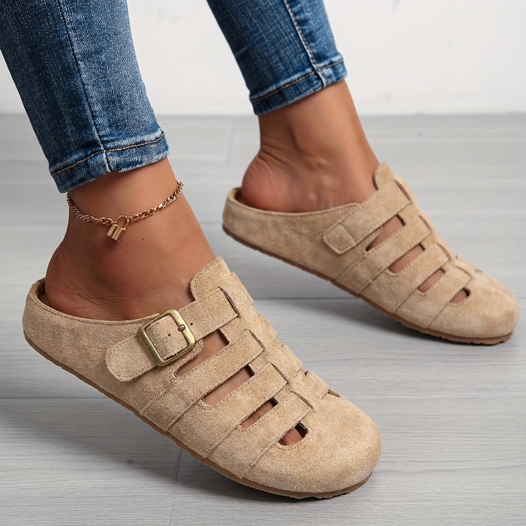 Maritza - Buckle Mule Sandals