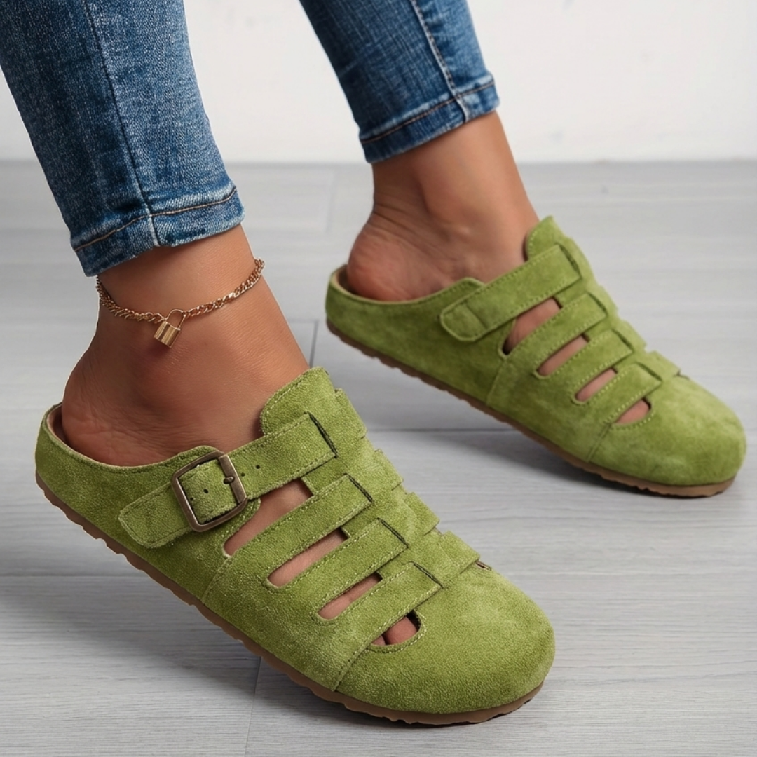 Maritza - Buckle Mule Sandals