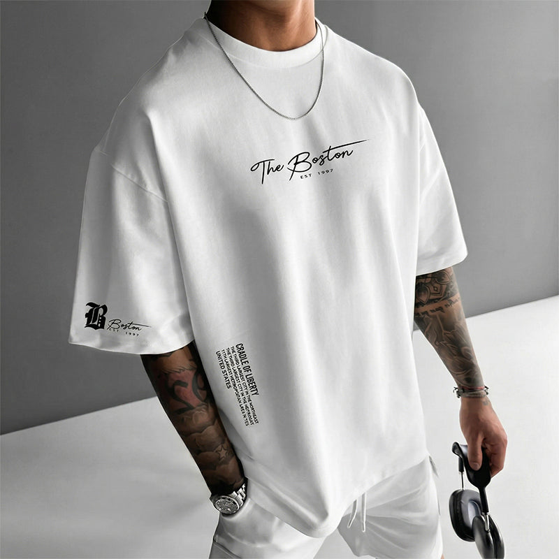Marston - Boston Print T-Shirt