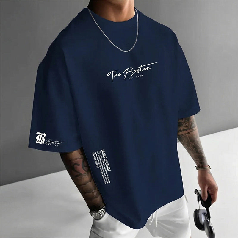 Marston - Boston Print T-Shirt