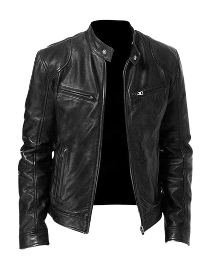 Neal - Structured Leather Jacket