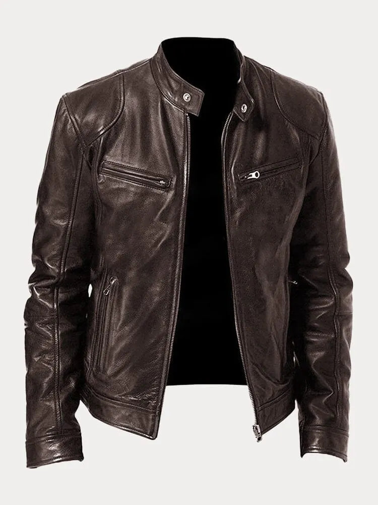 Neal - Structured Leather Jacket