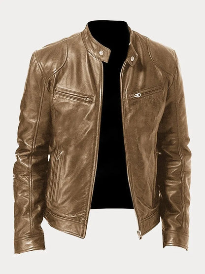 Neal - Structured Leather Jacket