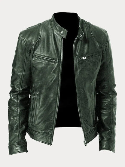 Neal - Structured Leather Jacket