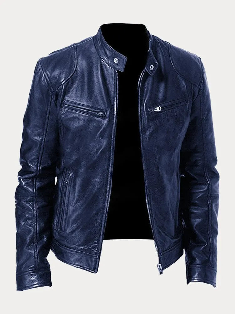 Neal - Structured Leather Jacket