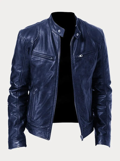 Neal - Structured Leather Jacket