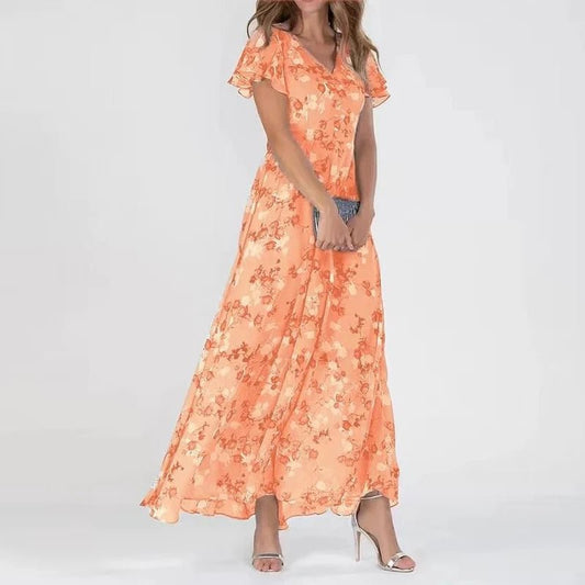 Nerine - Floral Wrap Maxi Dress