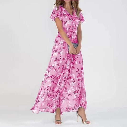 Nerine - Floral Wrap Maxi Dress