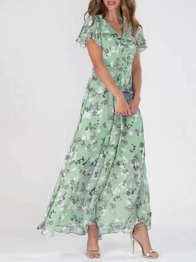 Nerine - Floral Wrap Maxi Dress
