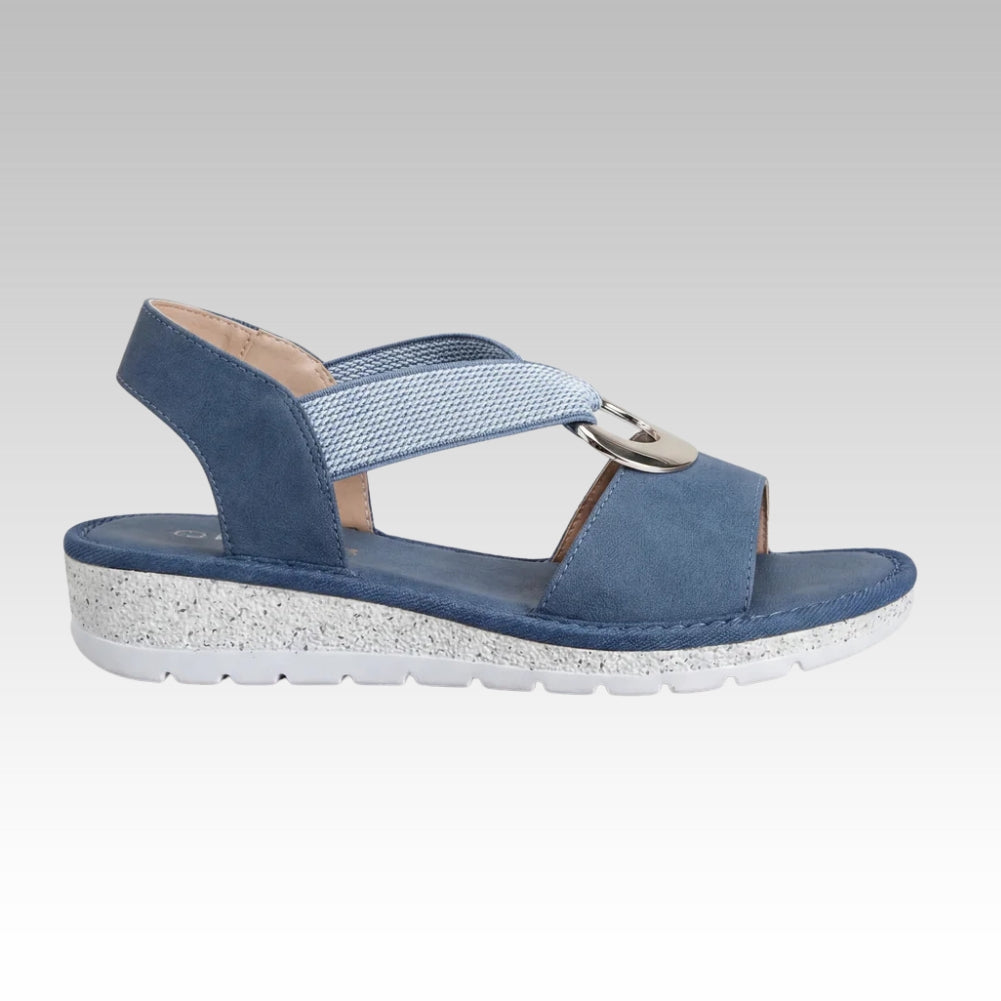 Vela - Cross-Strap Ring Sandal