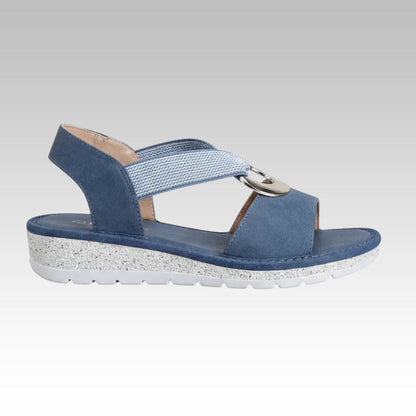 Vela - Cross-Strap Ring Sandal