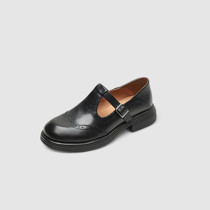 Liora - Leather Mary Janes
