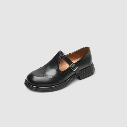 Liora - Leather Mary Janes