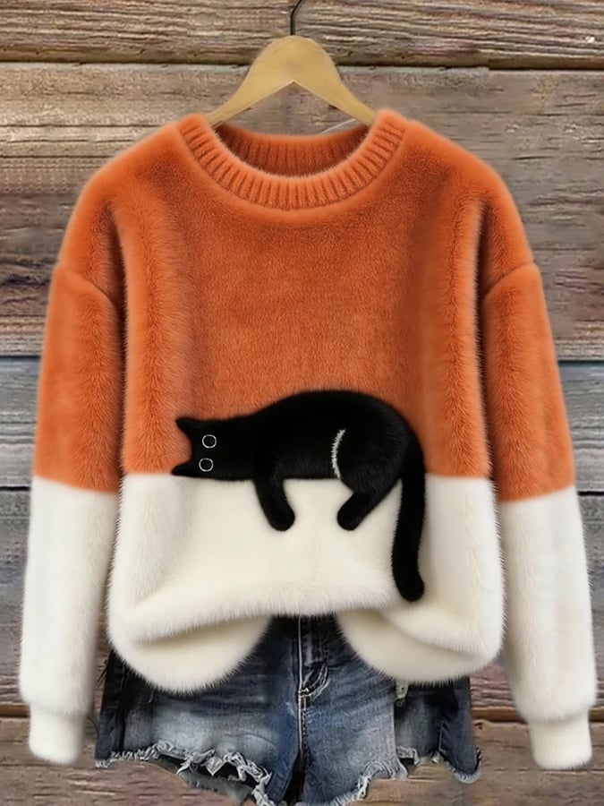 Reba - Cotton-Blend Cat Hoodie