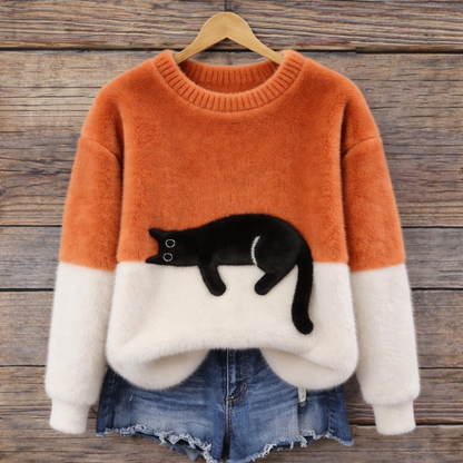 Reba - Cotton-Blend Cat Hoodie