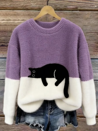 Reba - Cotton-Blend Cat Hoodie