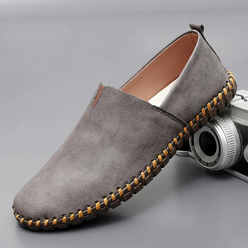 Rivaro - Polished Leather Loafers