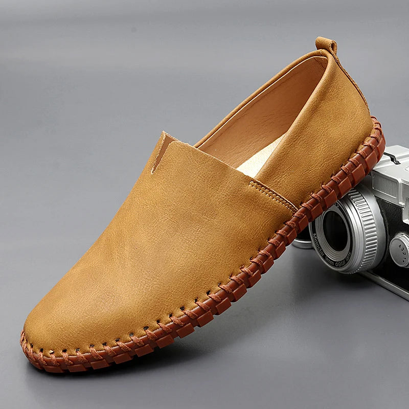 Rivaro - Polished Leather Loafers