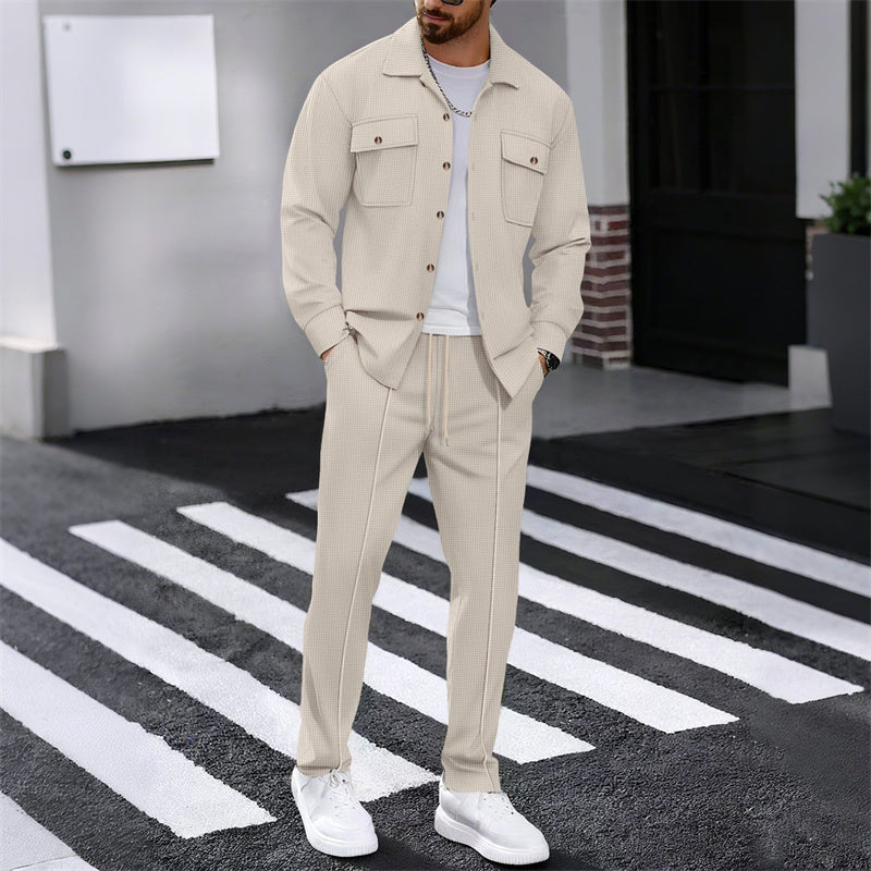 Rocky - Waffle Knit Jacket & Pants