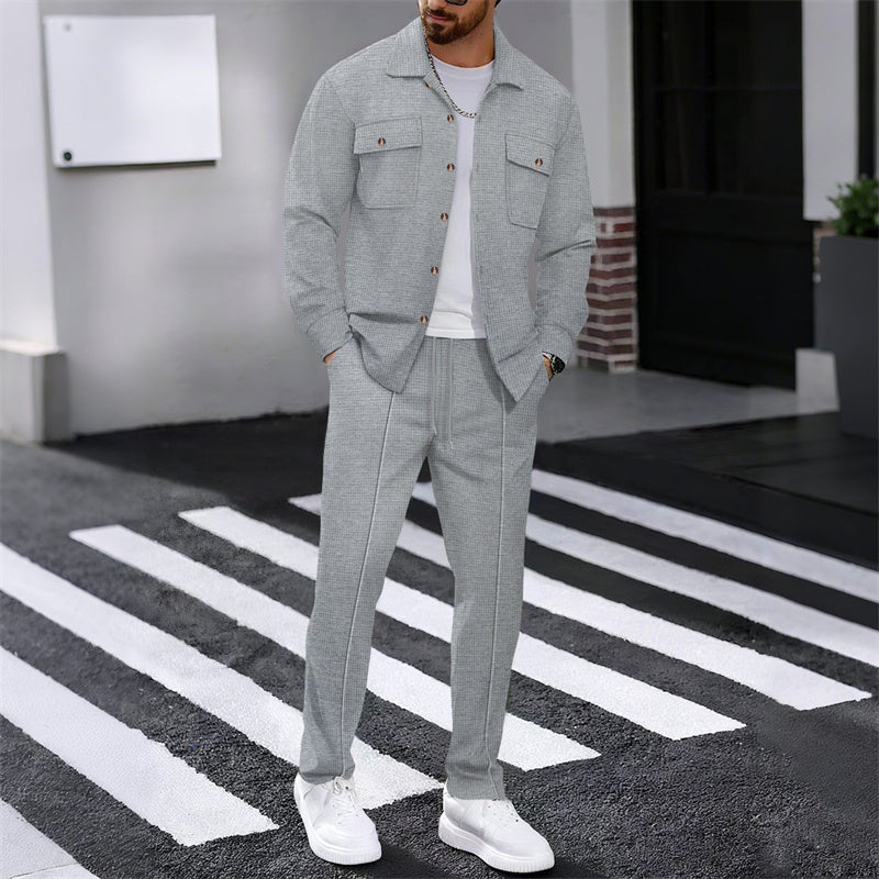 Rocky - Waffle Knit Jacket & Pants